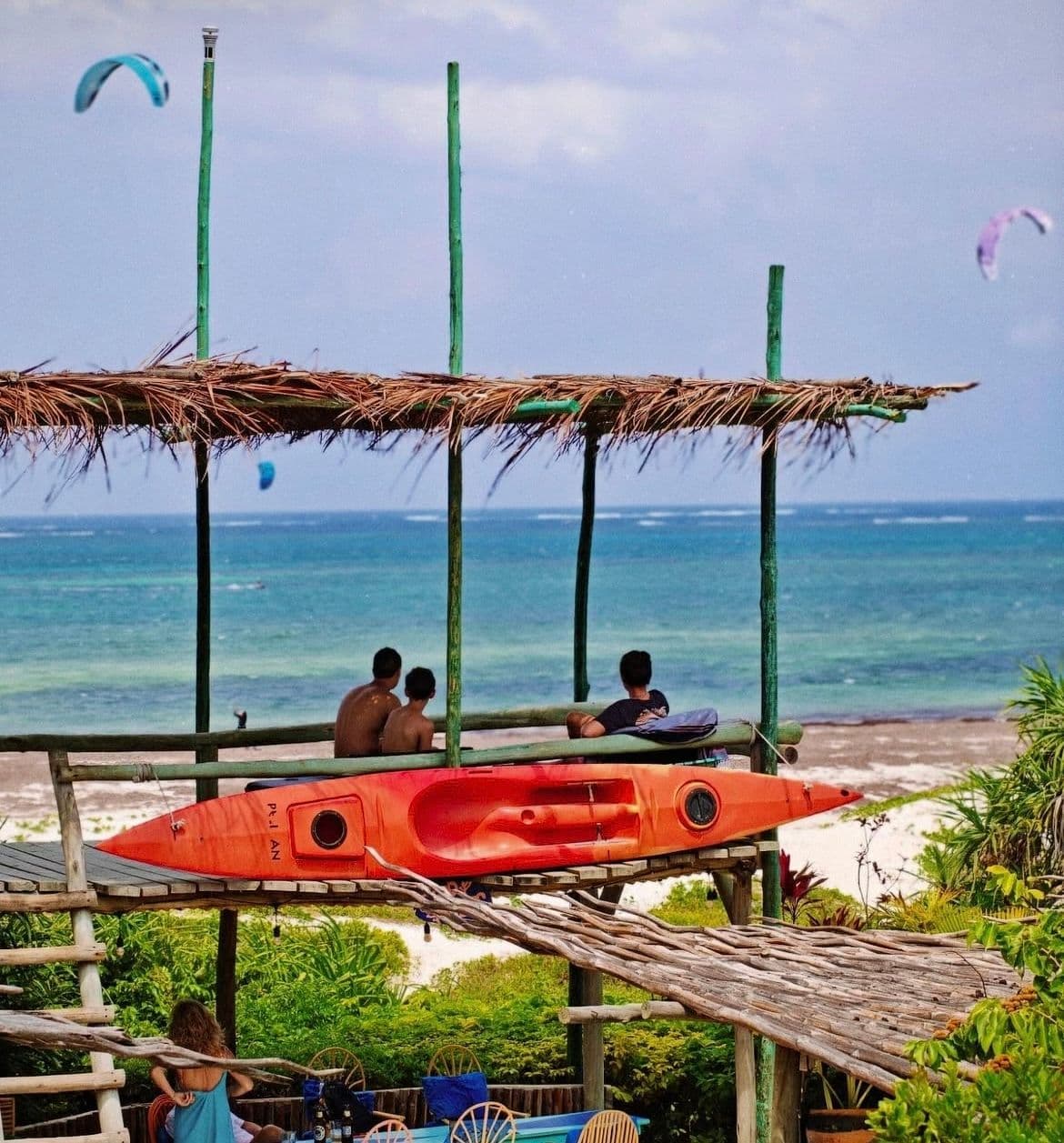 Salty’s Kitesurf Village on Bofa Beach in Kilifi, a coastal Kenyan business
