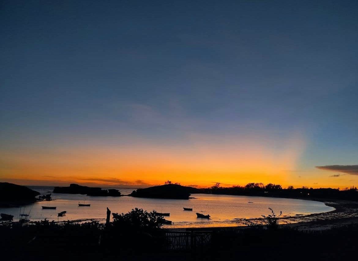 Sunset from sunset lab watamu beach